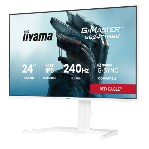 iiyama   24" Monitor - Fast IPS, 240Hz, 0.3ms, HDMI, DP