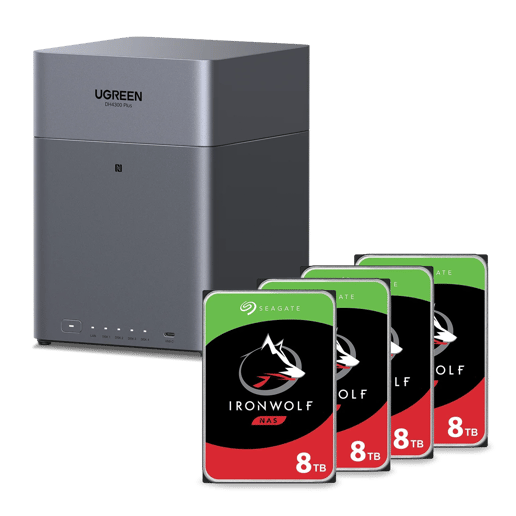 Ugreen NASync DH4300 Plus 4-Bay NAS - 32TB