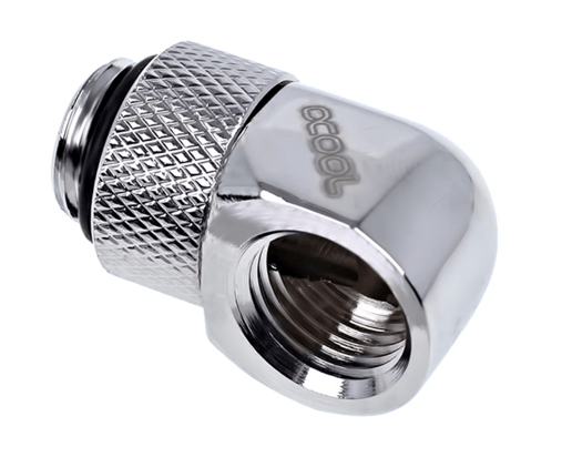 Alphacool Eiszapfen 90 Degree Rotary Extension - Chrome