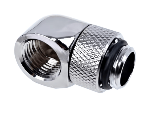 Alphacool Eiszapfen 90 Degree Rotary Extension - Chrome