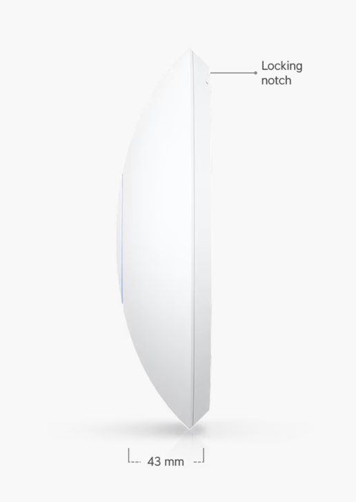 Ubiquiti Access-Point UniFi U7-LR 802.11be WiFi 7 (ohne PoE-
