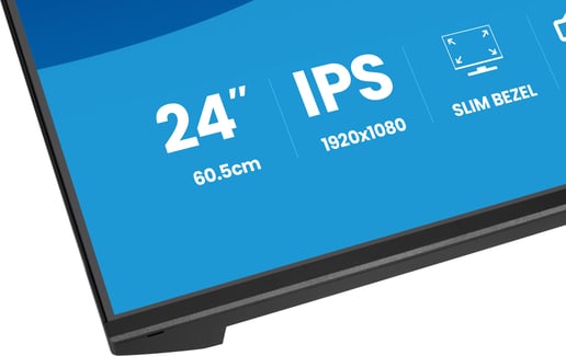 iiyama X2493HSU-B1 24" Full HD Monitor - IPS, 120Hz, 1ms, Speakers, HDMI, DP