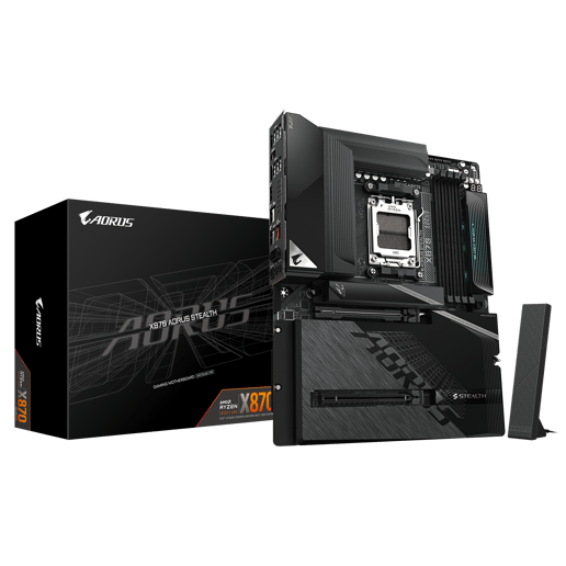 Gigabyte   ATX Motherboard for AMD Socket AM5 CPUs