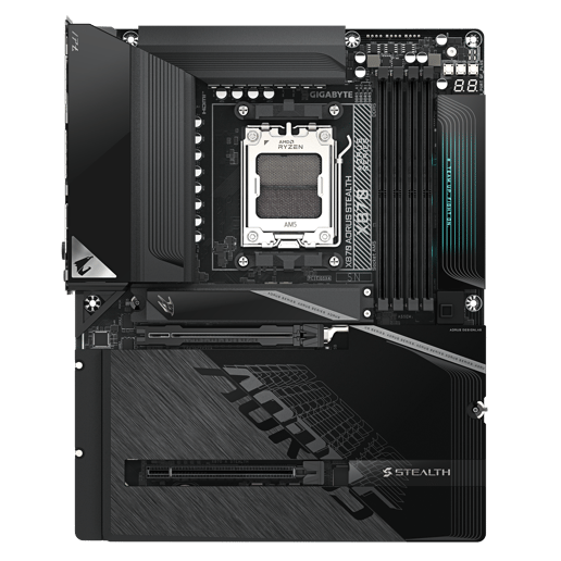 Gigabyte   ATX Motherboard for AMD Socket AM5 CPUs