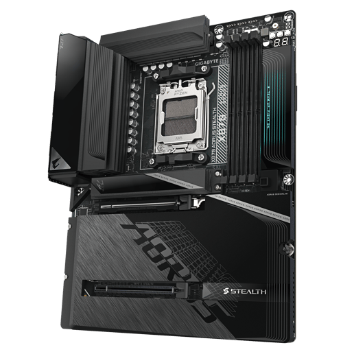 Gigabyte   ATX Motherboard for AMD Socket AM5 CPUs