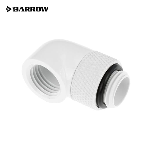 Barrow G1/4 Male Rotary to 90 Degree Rotary Female Angle - White