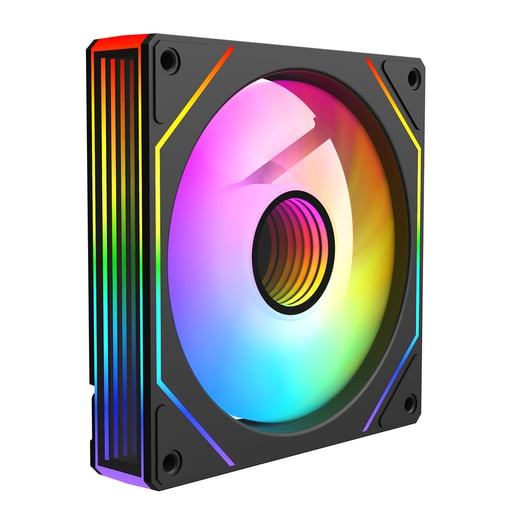 CiT Pro Storm Infinity 120mm ARGB PWM Case Fan in Black