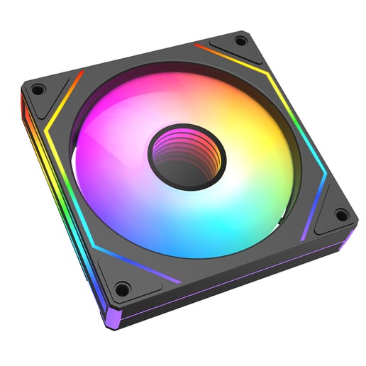 CiT Pro Storm Infinity 120mm ARGB PWM Case Fan in Black