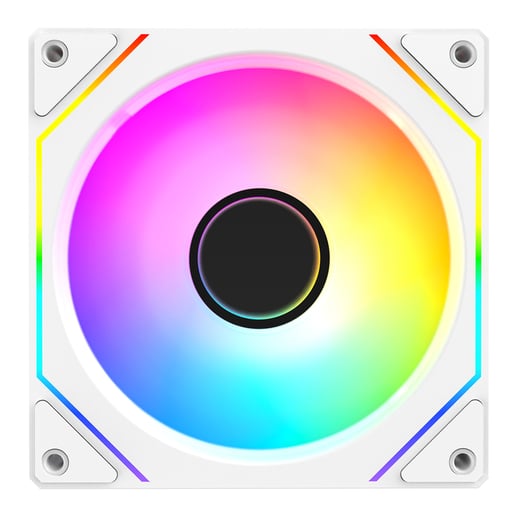 CiT Pro Storm Infinity 120mm ARGB PWM Case Fan in White
