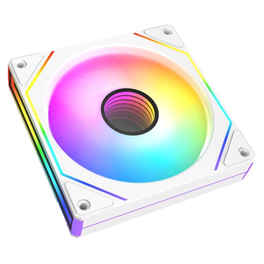 CiT Pro Storm Infinity 120mm ARGB PWM Case Fan in White