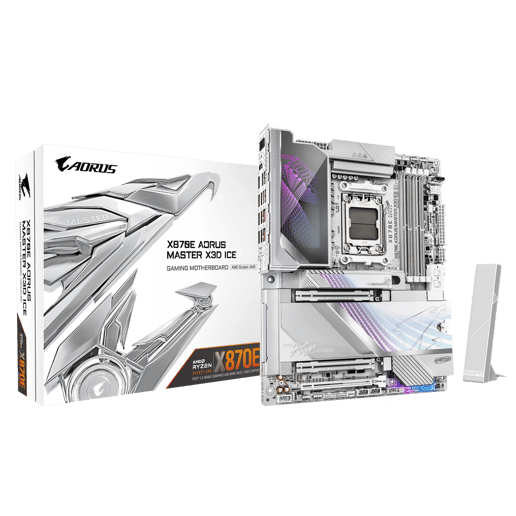 GIGABYTE X870E AORUS MASTER X3D ICE Motherboard