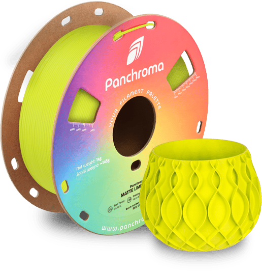 Panchroma PLA 3D Filament Matte Lime Green