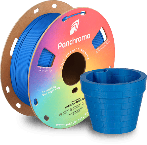 Panchroma PLA 3D Filament Matte Sapphire Blue