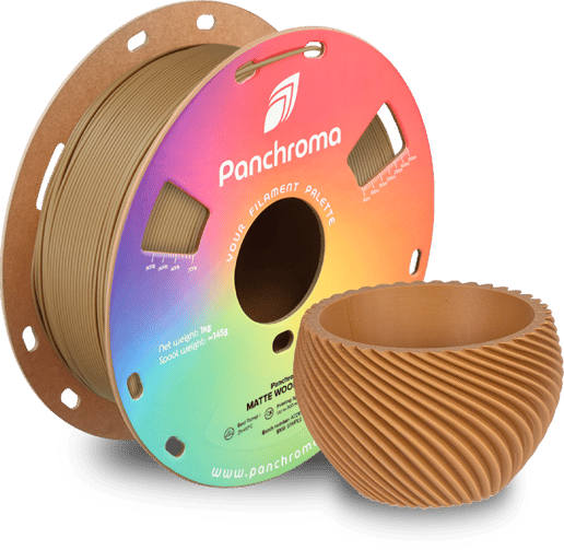 Panchroma PLA 3D FIlament Matte Wood Brown