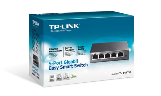 TP-Link TL-SG105E 5-Port Gigabit Mini Switch 