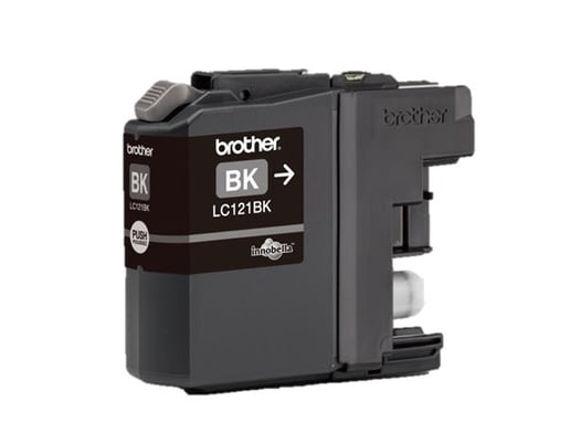 Brother LC121BK (Yield: 300 Pages) Black Ink Cartridge