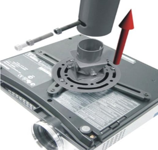 NewStar BEAMER-C100SILVER Universal Beamer/Projector Ceiling Mount
