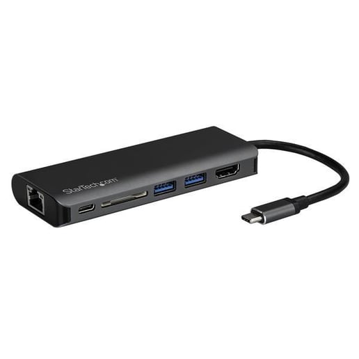 StarTech.com USB-C 3.0 Multiport Adaptor (Black) for Notebooks
