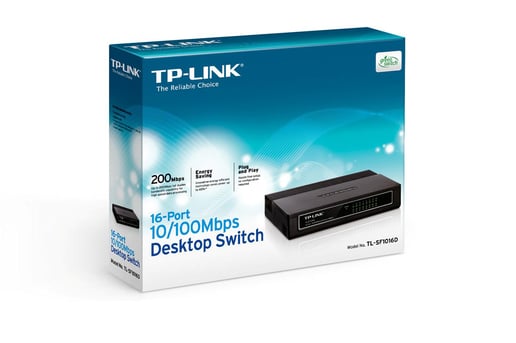 TP-Link TL-SF1016D 16-Port Desktop Switch 