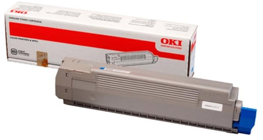 OKI 44643003 (Yield: 7,300 Pages) Cyan Toner Cartridge