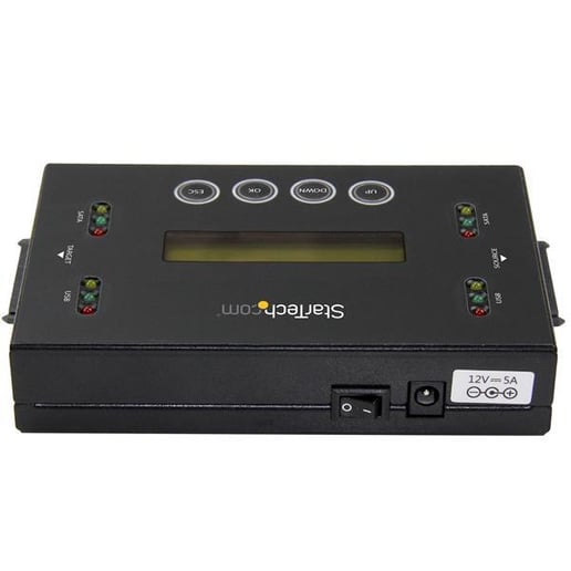 StarTech.com Drive Duplicator and Eraser for USB Flash Drives and 2.5 / 3.5 inch SATA Drives
