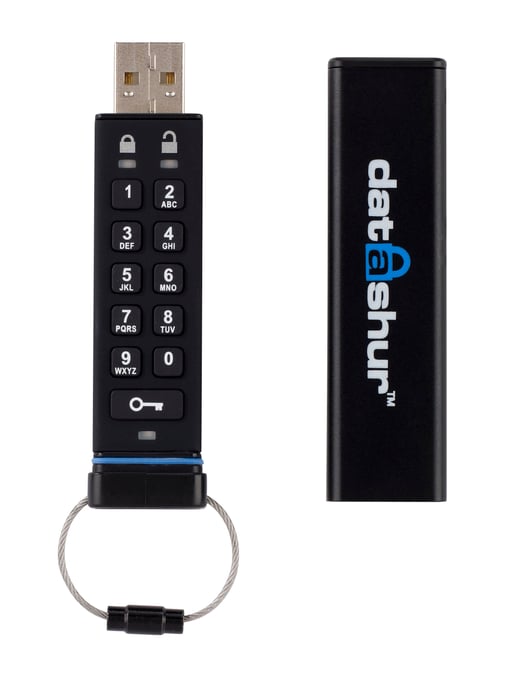 8GB iStorage datAshur USB 2.0 Flash Drive
