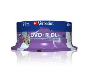 Verbatim DVD+R 8x Dual Layer Print
