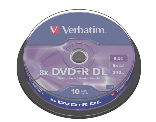 Verbatim DVD+R 8x Dual Layer