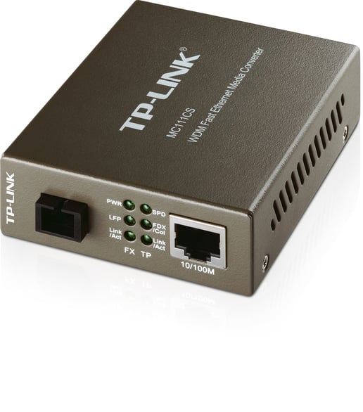 TP-Link MC111CS WDM Fast Ethernet Media Converter (SC, Single-mode)