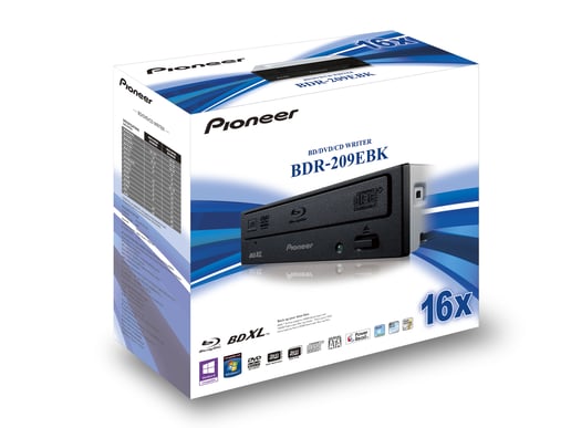 Pioneer BDR-209EBK Blu-ray Writer Optical Drive