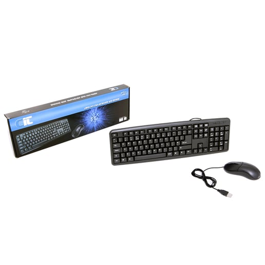 CiT KBMS-001 USB Keyboard & Mouse Combo Bundle