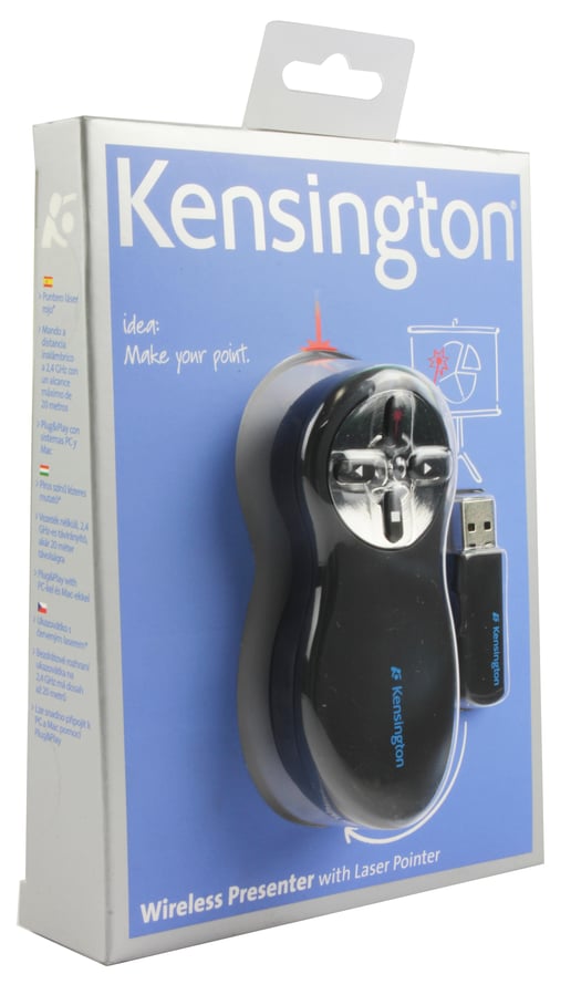 Kensington 2.4GHz Wireless Presenter with Red Laser