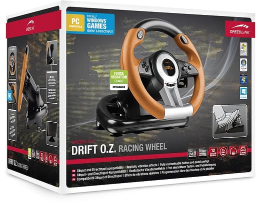 SPEEDLINK Drift O.Z. Gaming Racing Wheel for PC