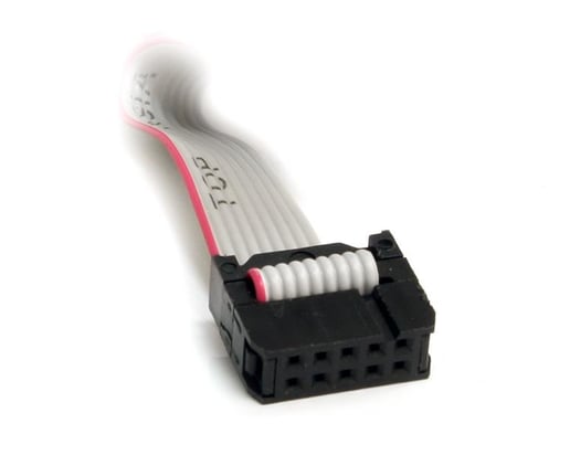 StarTech.com 16 inch 9-pin Serial Male to 10-pin Motherboard Header Panel Mount Cable
