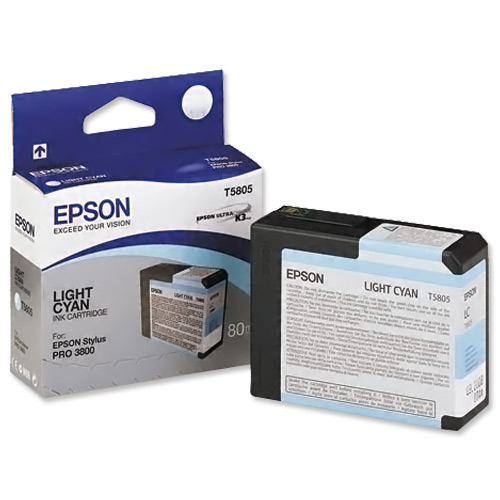 Epson UltraChrome Light-Cyan Ink Cartridge (80ml)