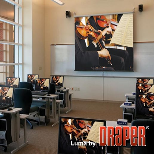 Draper Luma (120 inch) 4:3 Manual Pull Down Projection Screen