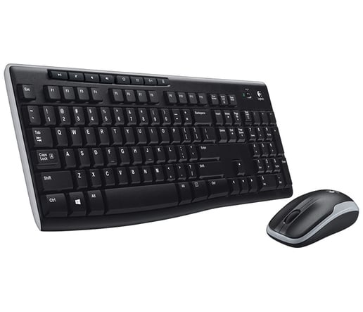 Logitech MK270 Wireless Combo Keyboard and Mouse Set - Magyar