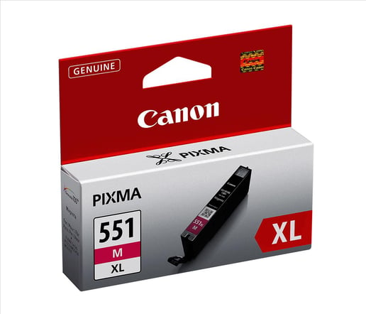 Canon CLI-551MXL (Yield: 660 Pages) High Yield Magenta Ink Cartridge