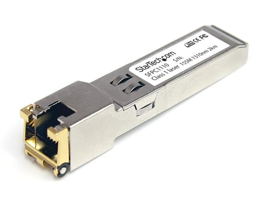 StarTech.com Gigabit Copper SFP Transceiver Module 1000Base-T, RJ45, MSA Compliant (100m)