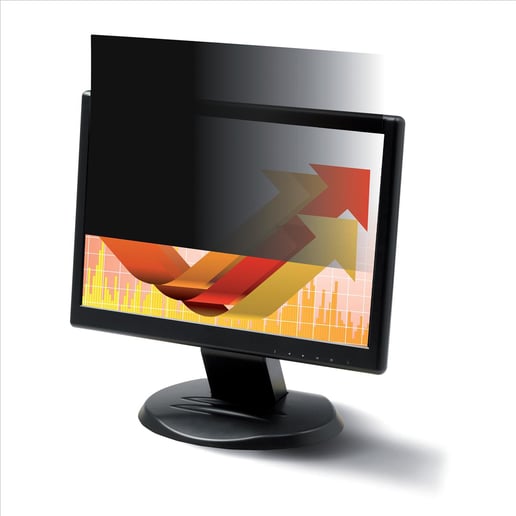 3M PF240W9B Frameless Black Privacy Filter for 24 inch Widescreen Monitors (16:9) - 98044054355 / 7100011180