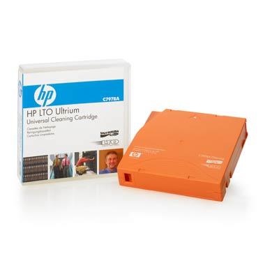 HP LTO Ultrium (15 to 50 Cleanings) Cleaning Tape Cartridge (Orange)