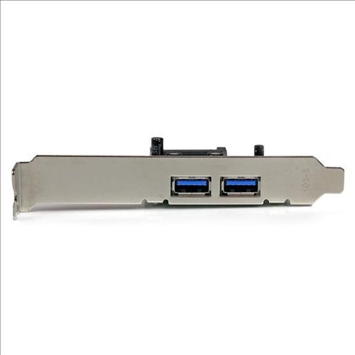 StarTech.com 2 Port PCI Express (PCIe) SuperSpeed USB 3.0 Card Adaptor with UASP - SATA Power