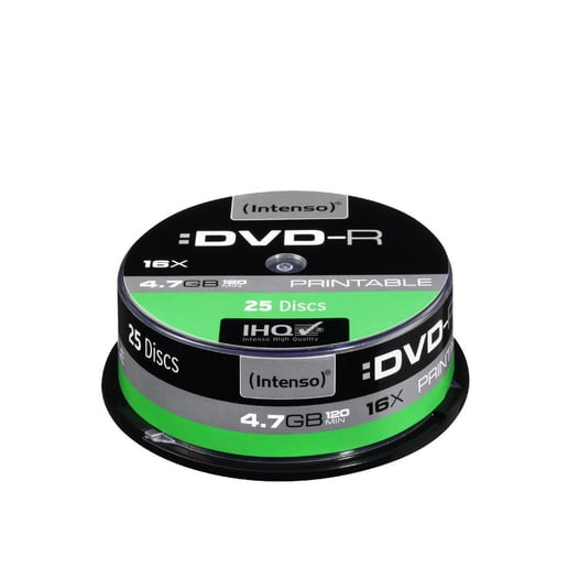 Intenso DVD-R 16x Printable 25pk Spindle