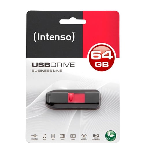 Intenso Business Line 64GB USB 2.0 Flash Stick Pen Memory Drive 