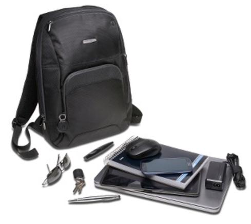 Kensington Triple Trek Ultra Backpack (Black) for 13 inch to 14 inch Ultrabook