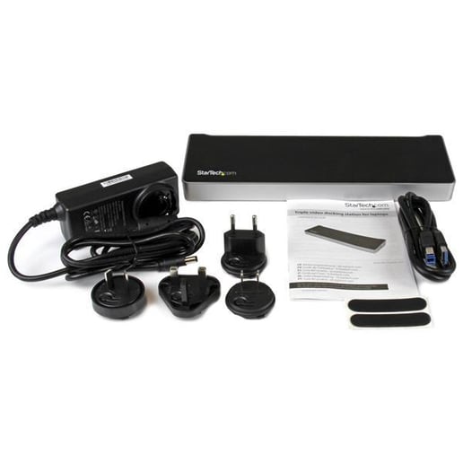 StarTech.com USB 3.0 Triple-video Docking Station for Laptops
