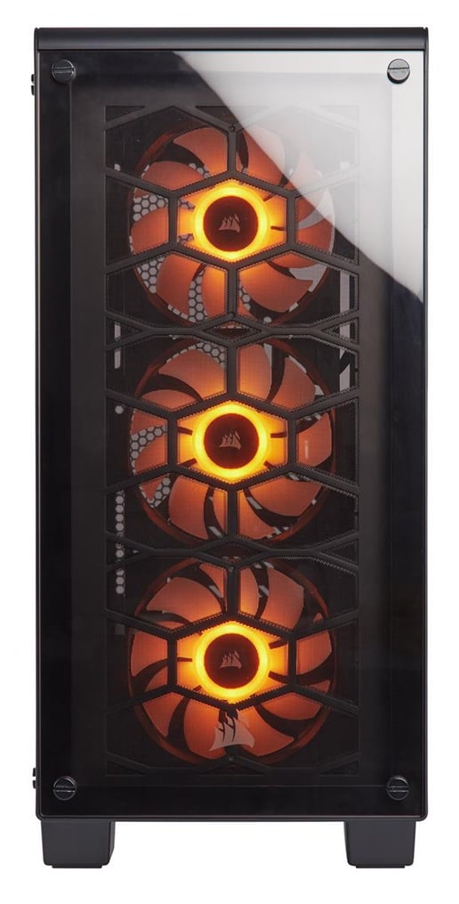 Corsair Crystal 460X RGB Mid Tower Gaming Case - Black 
