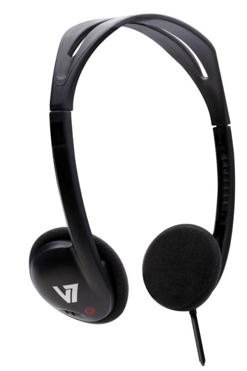 V7 HA300 Standard Lightweight Stereo Headphones