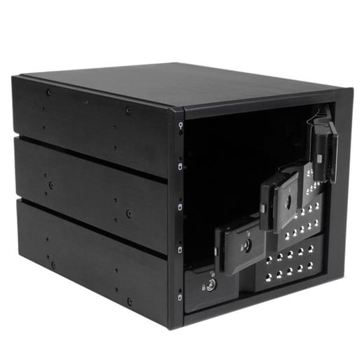 StarTech.com (4 Bay) Aluminum Trayless Hot Swap Mobile Rack Backplane for (3.5 inch) SAS II/SATA III - 6 Gbps HDD