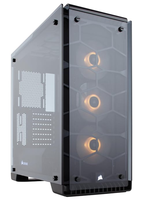 Corsair Crystal Series 570X Mid Tower Gaming Case - Black 